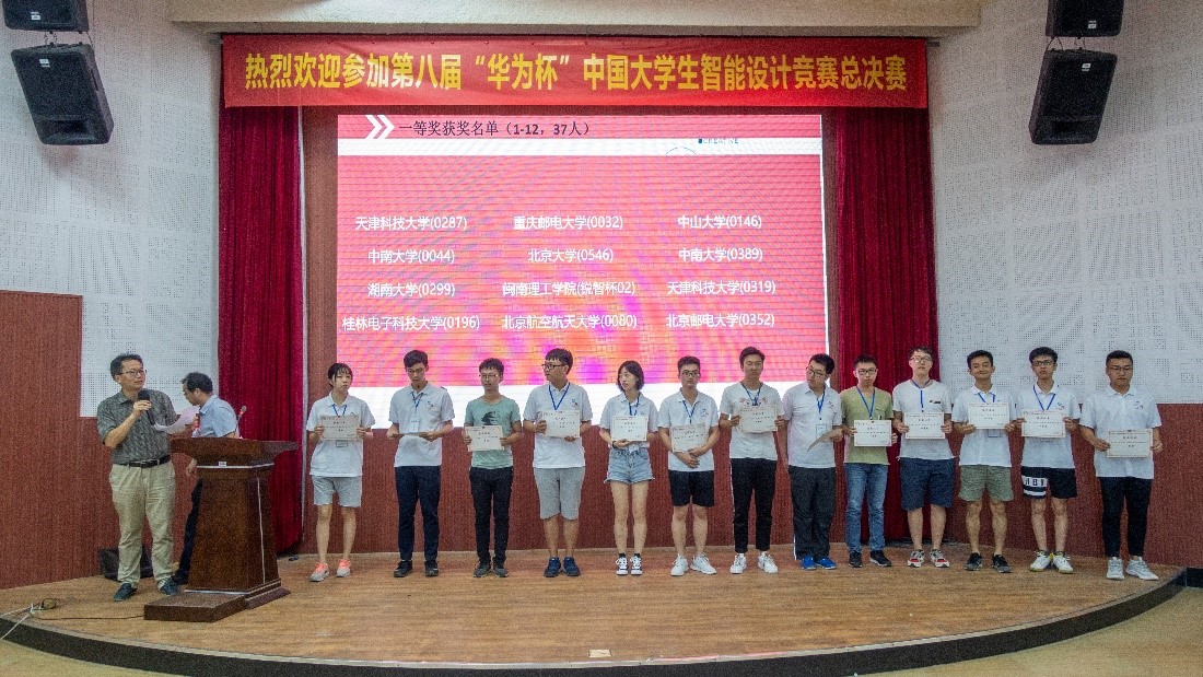 第八届“华为杯”全国大学生智能设计竞赛我院成绩再创新高